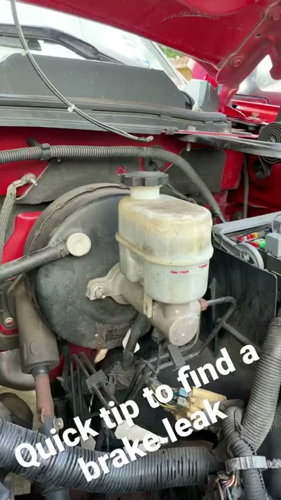 Finding brake leak you can’t see