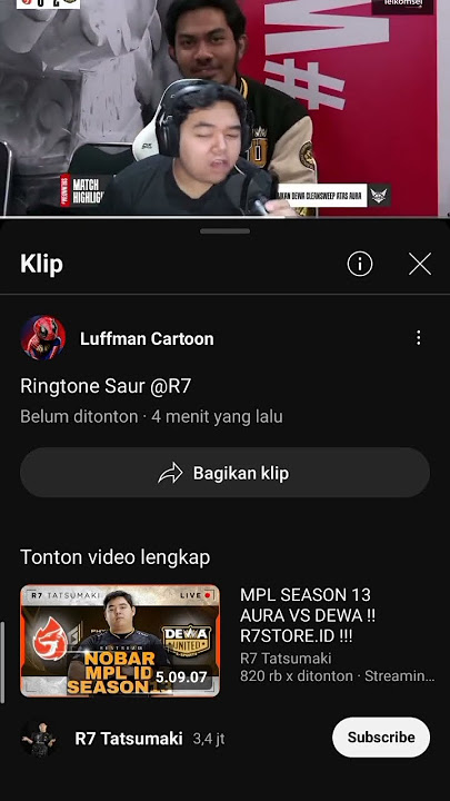 Ringtone Saur by @R7Tatsumaki