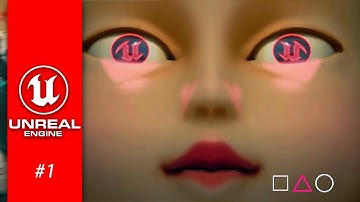 Squid Game in Unreal Engine 5 – Episode 1: Building the Red Light Green Light Level