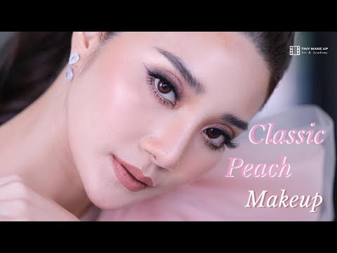 Classic Peach Makeup