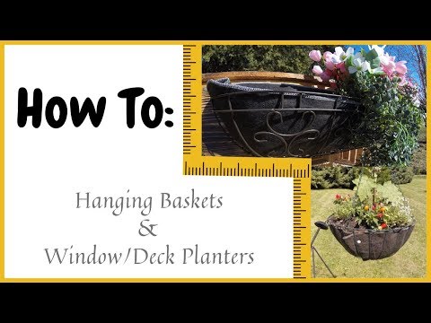 How To Measure Your Hanging Basket & Window Planter