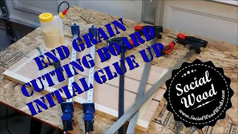 How to make an End Grain cutting board part 1