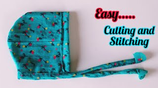 How to make New born baby cap cutting and stitching at home//ghar par baby topi/cap bnana sikhe /cap
