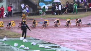 20151114群馬県高校混成競技会女子100ｍ10組