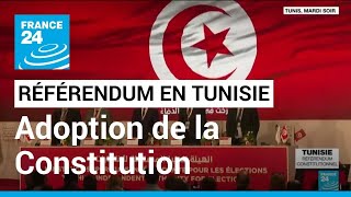 Tunisie : le président Saied engrange un succès avec l'adoption de sa Constitution controversée