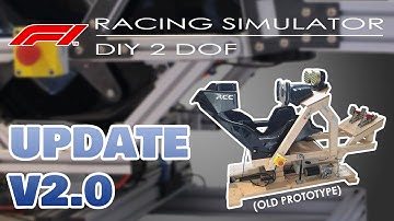 F1 Racing Motion Simulator | DIY 2 DOF | Update V2.0