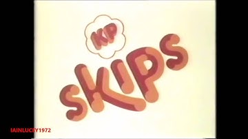 KP SKIPS crisps snacks TV ADVERT 1970