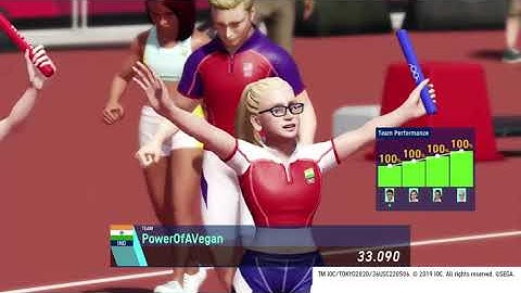 4X100M World record - Olympic Games Tokyo 2020 - The Official Video Game