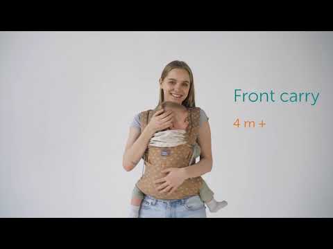 Front carry 4 months+ | LoveTie half-buckle carrier by Love & Carry®