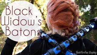 DIY Light up Black Widow Batons