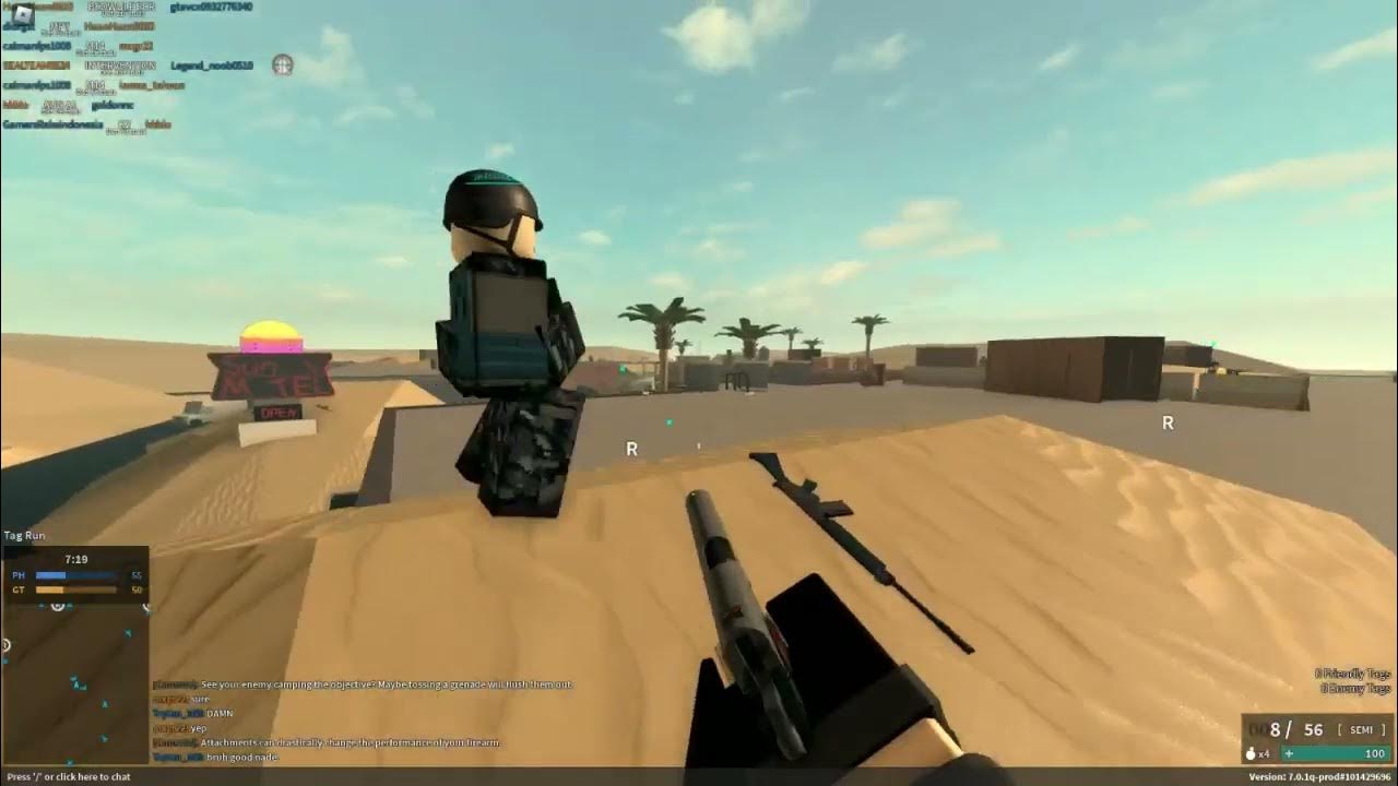 Playing Phantom Forces in Third Person 