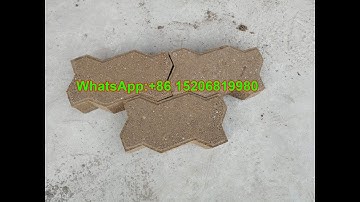 Osino diesel hydraform earth soil cement interlocking block and brick making machine for S pavers