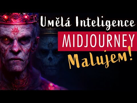 MIDJOURNEY AI Tutoriál | Návod na malování pomocí umělé inteligence | CZ/SK