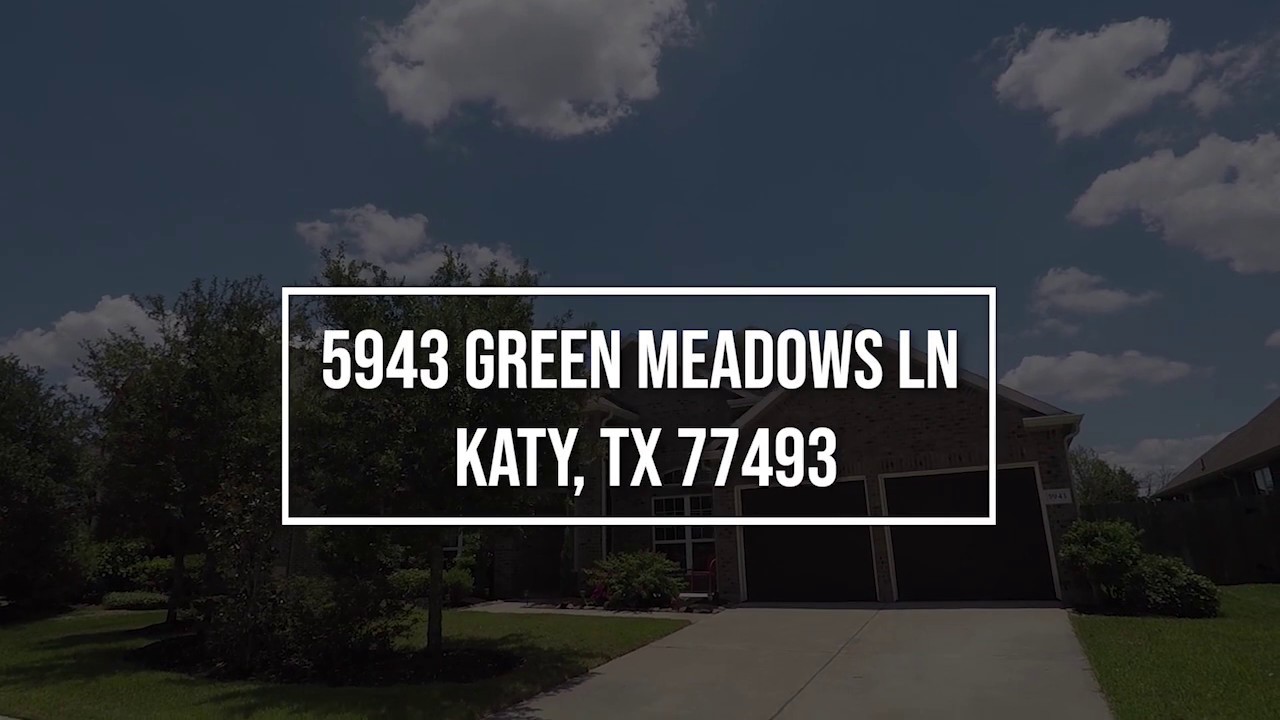 5943 Green Meadows Ln, Katy, TX 77493 VO YouTube