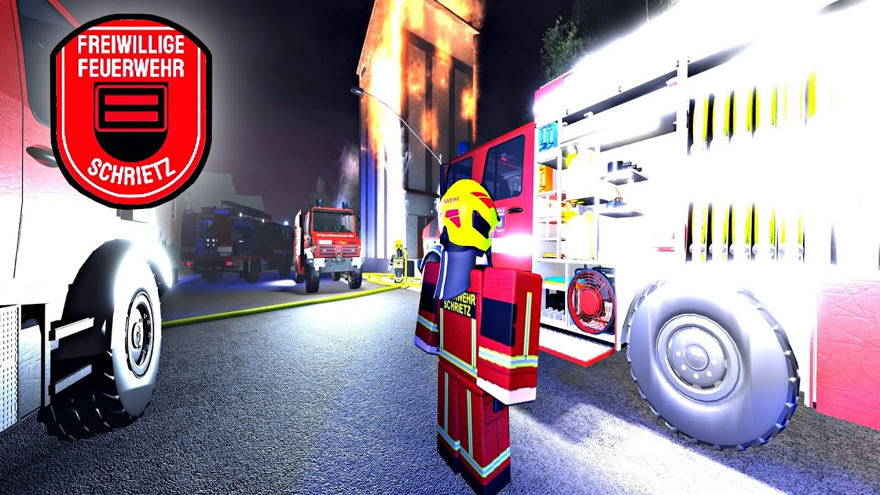 Freiwillige Feuerwehr Schrietz im Brand Einsatz 🚒