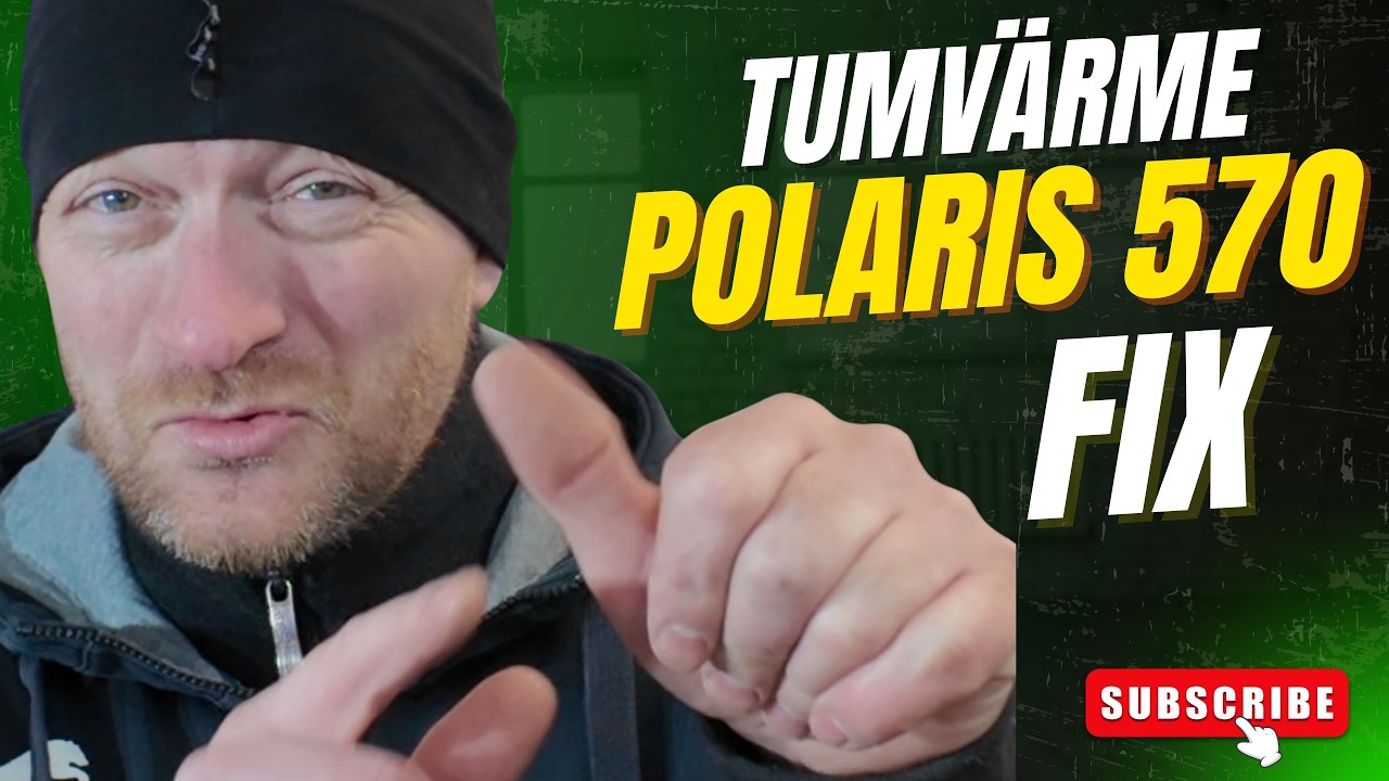 Försöker laga tumvärmen på Polaris sportsman 570 X2, och hur gick det ?