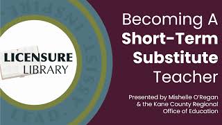 Becoming a Short-Term Substitute Teacher