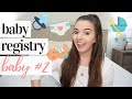 BABY REGISTRY MUST HAVES FOR BABY #2 👶🏼💙 | NEWBORN ESSENTIALS