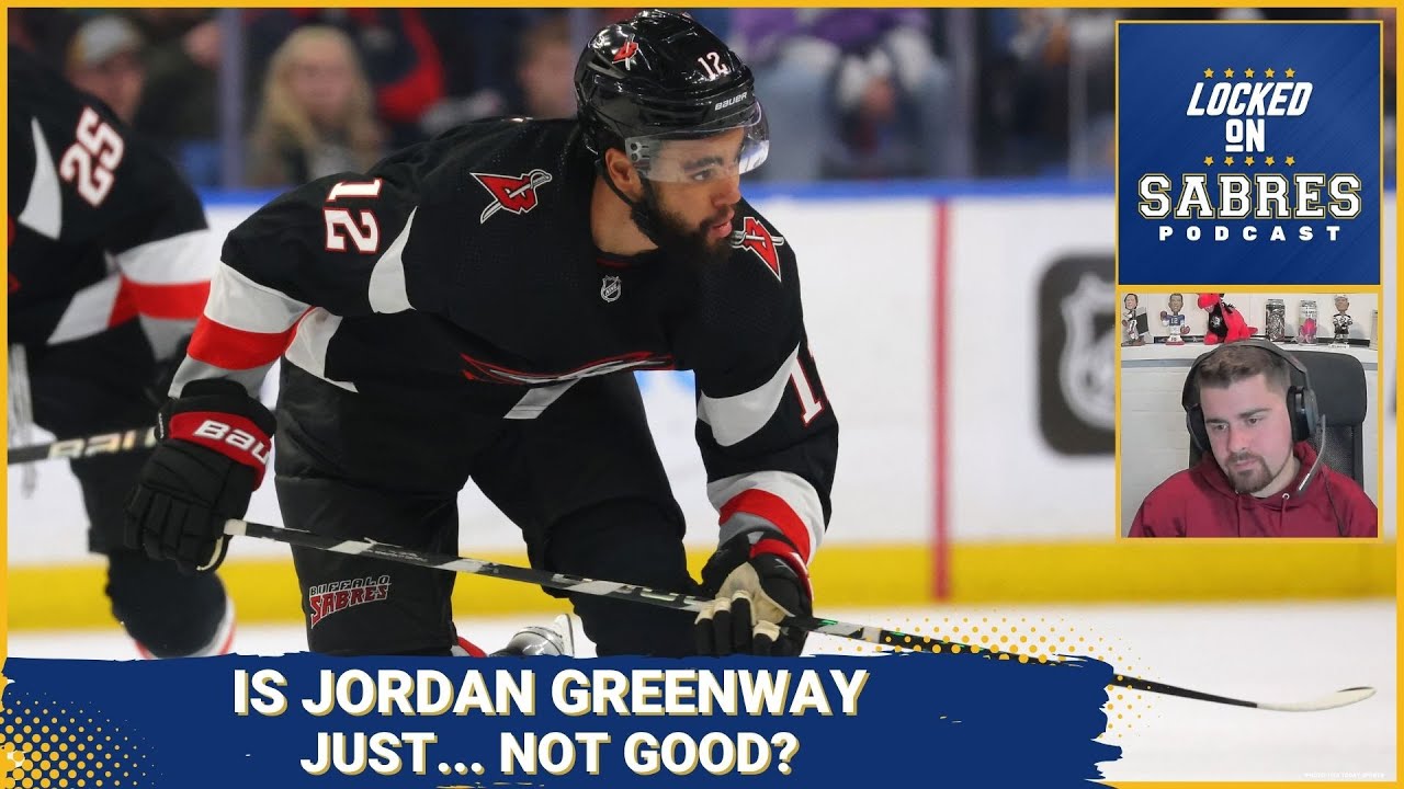 Buffalo Sabres' Jordan Greenway plays during an NHL hockey game