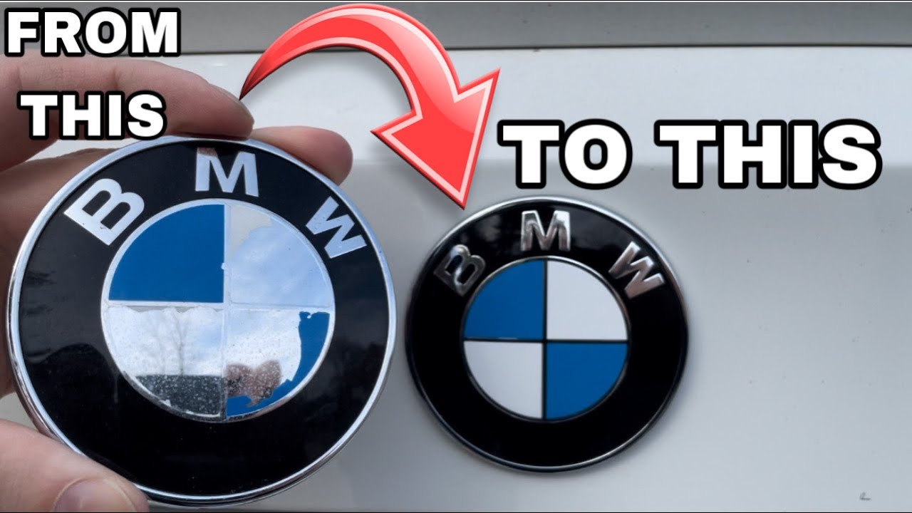 How To Replace BMW Roundel (Badge/Logo/Emblem/Symbol) On Trunk (Back ...