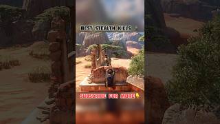 🥷Uncharted 4 Best Stealth Kills! #shorts  #unchartedthelostlegacygameplay