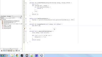 NetBeans Java Tutorial - Binary Search #4