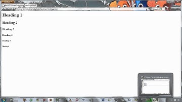 HTML Heading and Paragraph Tags Language: Tamil