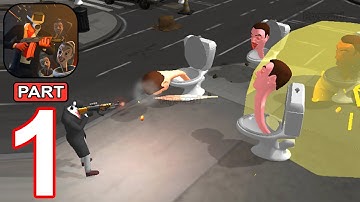 Skibidi War Toilets Attack - Gameplay Walkthrough Part 1 Camera Man VS Skibidi Toilet (iOS, Android)
