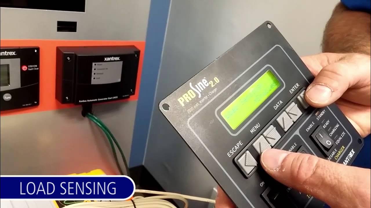 Xantrex Tech Tip PROsine 2.0 Inverter/Charger Remote Panel YouTube