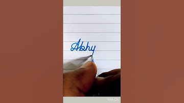Writing name #Abhijeet in good handwriting...