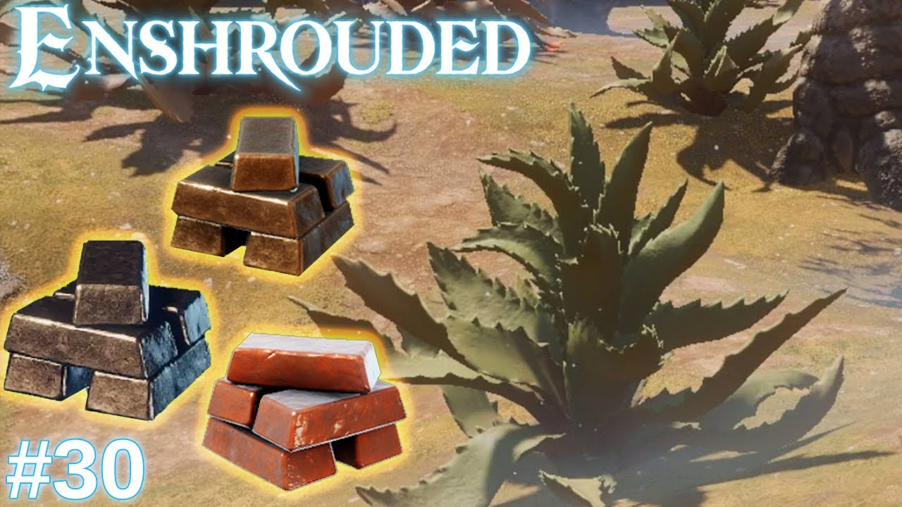 Bronze Barren herstellen! #30 Let's Play Enshrouded Deutsch