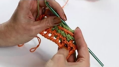 How to Make Interlocking Crochet Stitches : Crochet Stitches