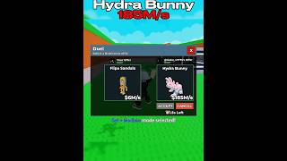 TODAY I WON DUEL HYDRA BUNNY 185M/S 🐰🐉😱 | ROBLOX STEAL BRAINROT #shortsfeed  #roblox #rutblox