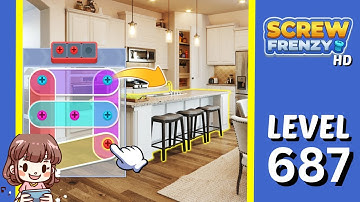 Screw Frenzy Level 687 Solution Walkthrough
