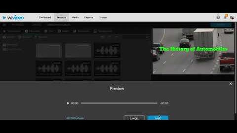 How to Add Narration in WeVideo