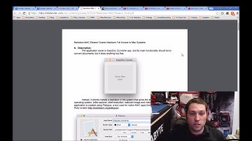 Exploit / Trojan  in Easy Doc Converter App for Macs