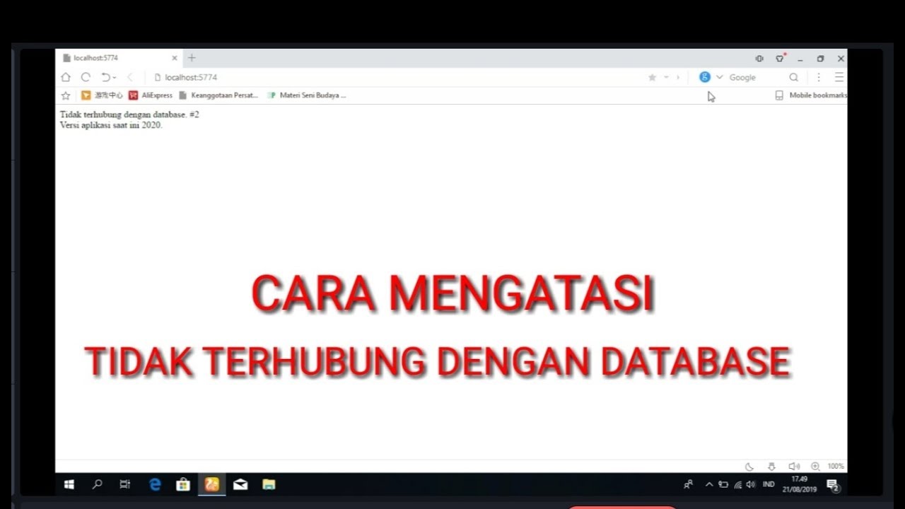 CARA MENGATASI INSTALASI APLIKASI DAPODIK 2020 TIDAK TERHUBUNG DENGAN