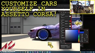 Upload custom cars and tracks using Content Manager (full version