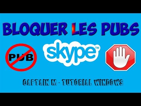 Vidéo: Comment Supprimer Les Publicités Sur Skype