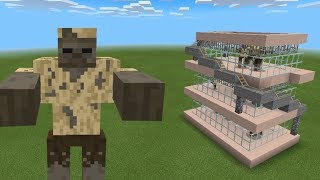 MCPE: How To Make a Mutant Husk Roller Coaster