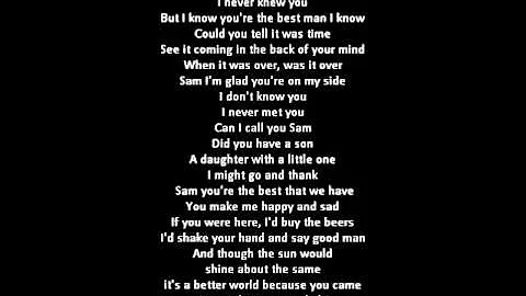 Five For Fighting - note to the unknown soldier lyrics