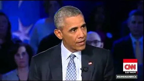 Full HD President Barack Obama Town Hall CNN Gun Control America Jan 7, 2016 1/7/2016