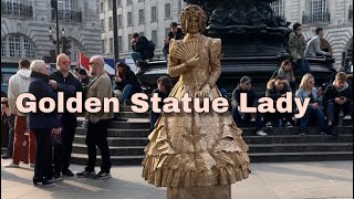 Download Mp3 The Golden Moving Statue Lady In London | The Living Statue Gudang lagu Download Mp3 The Golden Moving Statue Lady In London | The Living Statue