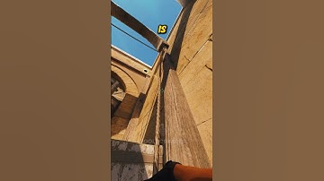 LONG SELF POP FLASH ON DUST 2 #shorts #cs2