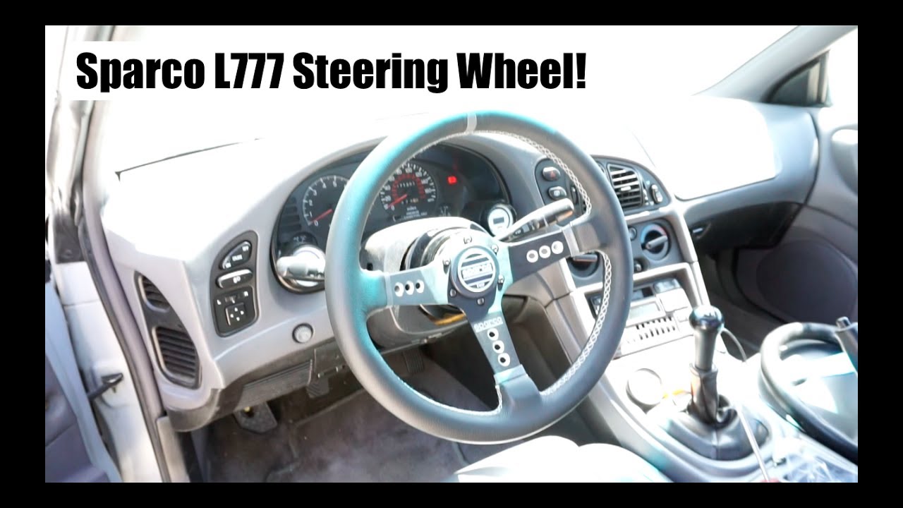 New Sparco L777 Steering Wheel 