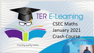 CSEC Maths Crash Course - Session 1