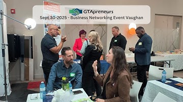 Sept 30-2025 GTApreneurs Business Networking Event Vaughan