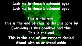 Video thumbnail of "Machine Head : This is The End - (Lyrics on Screen)"