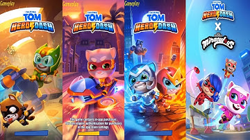 Talking Tom Hero Dash New Update 2025 SUPER BECCA VS Deep Sea Tom VS Ladybug Angela VS Cat Noir Tom