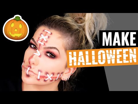 MAKE HALLOWEEN - ROSTO CORTADO POR ALICE SALAZAR